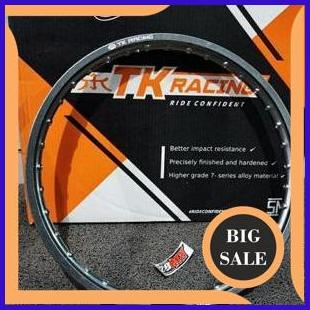 onderdil VELG PELAK TK JAPAN EXCEL ASLI ORIGINAL BARU UKURAN 120 RING 17 WARNA TITANIUM KULIT JERUK