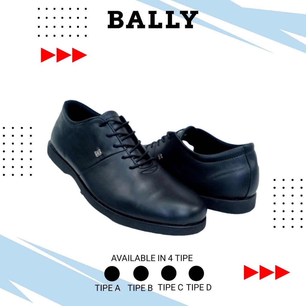 SEPATU PANTOFEL BALLY KULIT SEPATU KERJA ORIGINAL HANDMADE PREMIUM