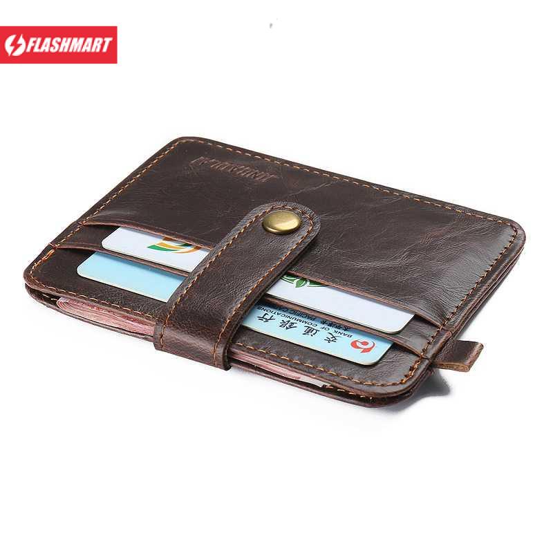 Flashmart Dompet Kecil Kulit dengan Hasp Ring - C031