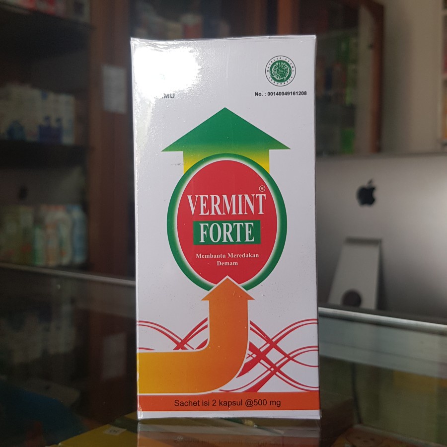 vermint forte isi 30 kapsul obat cacing obat demam
