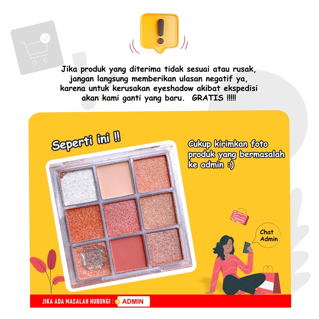 [PAKET HEMAT] Amy's Diary Eye Set Makeup 4 in 1 Lip Balm Maskara Eyeliner Eyeshadow 4 Warna