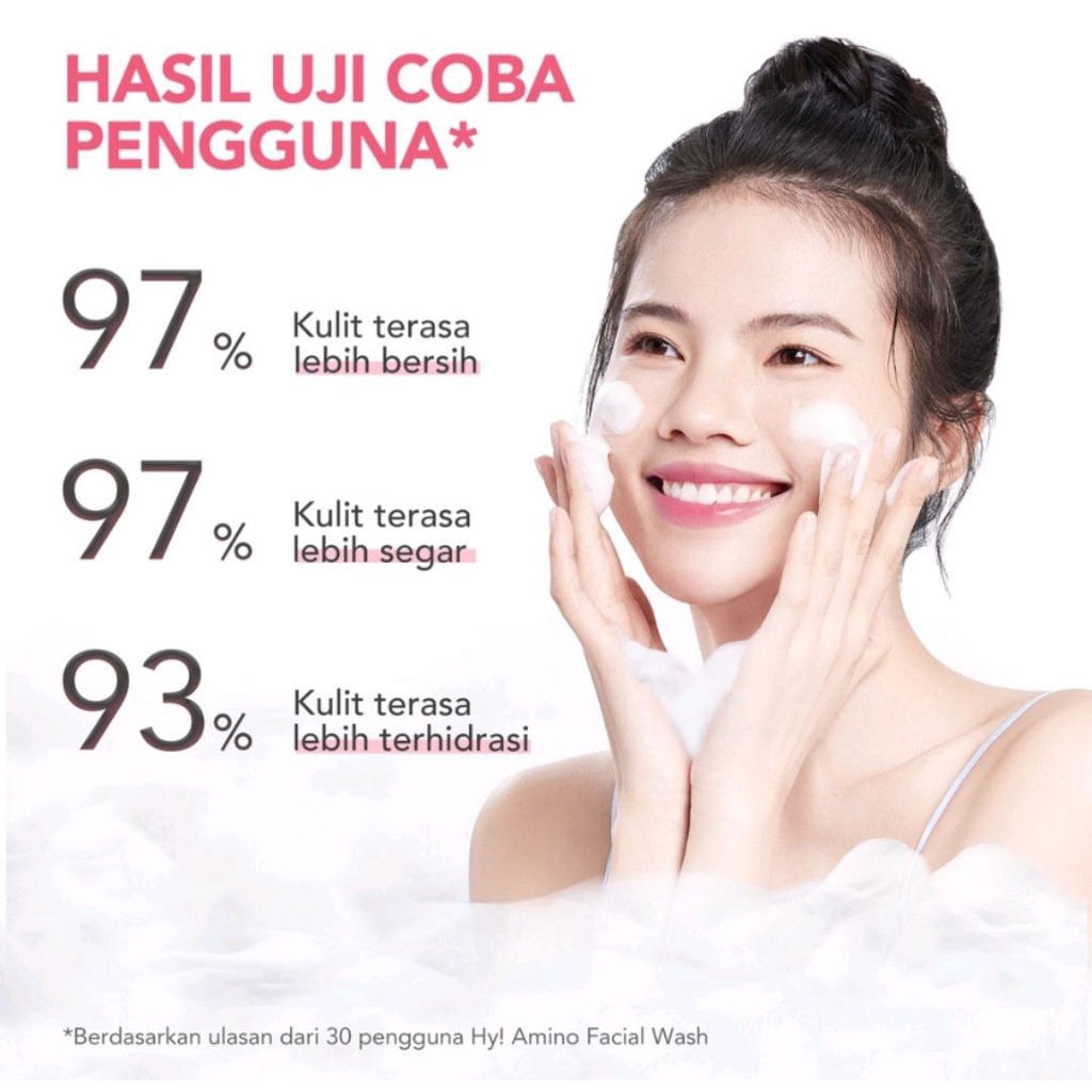 FACE WASH YOU HY AMINO HYDRATING 100gram - FACIAL WASH SABUN CUCI MUKA