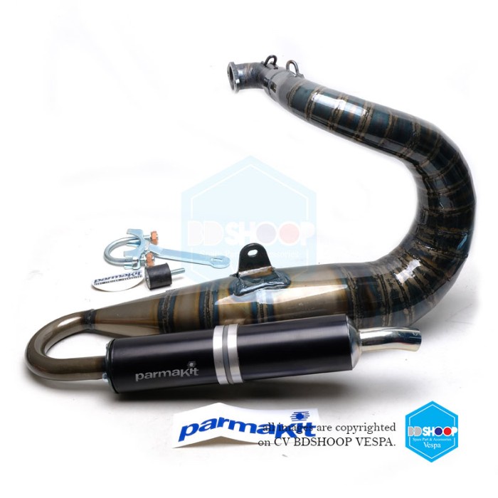 Knalpot Parmakit Racing Vespa Pts Special Pk 125-136Cc