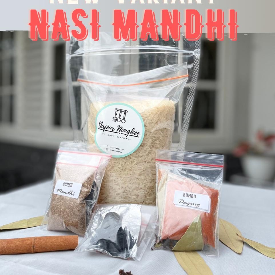 

☑ Nasi Mandhi | Beras Basmati 1kg dengan Bumbu Nasi Mandhi | Nasi Mandhi Instan ❂