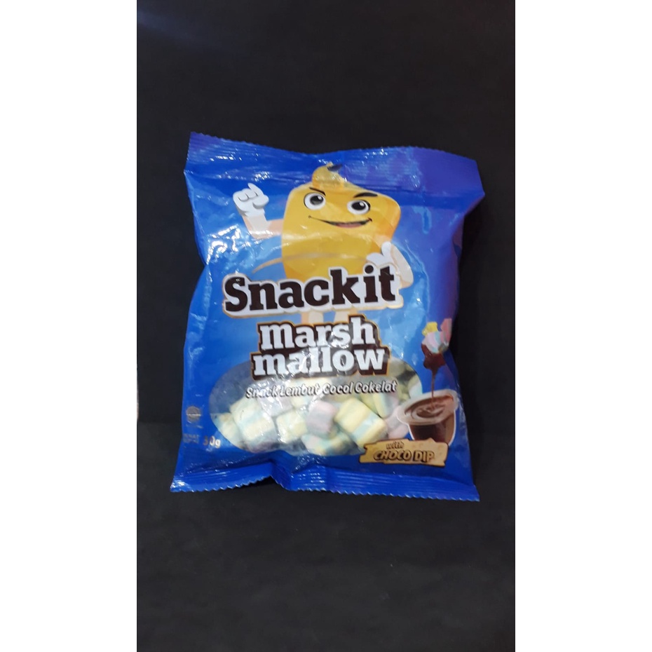 

SNACKIT MARSHMALLOW WITH CHOCO DIP BIRU 30GR