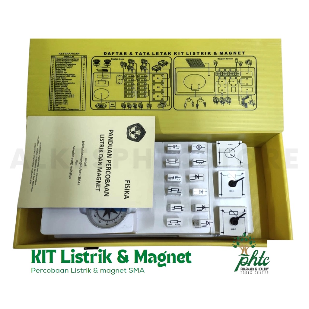 KIT IPA Listrik Dan Magnet SMA l Paket Percobaan Listrik Dan Magnet SMA / SLTA