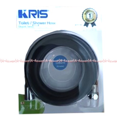 Kris Toilet Shower Hose Elegant 1.50m Black ETHS-0211-2 Selang Untuk Sower Kran Cebok Warna Hitam Panjang 150cm Selang Untuk Mandi Berkualitas Krisbow