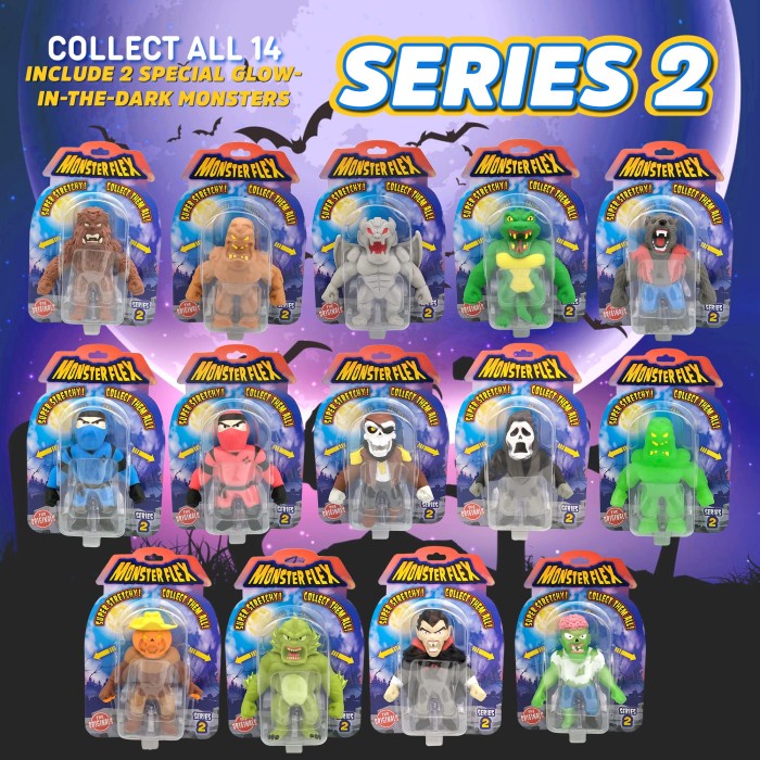 Monster Flex Emco Stretchy Toys Series 2 Gargoyle #Original