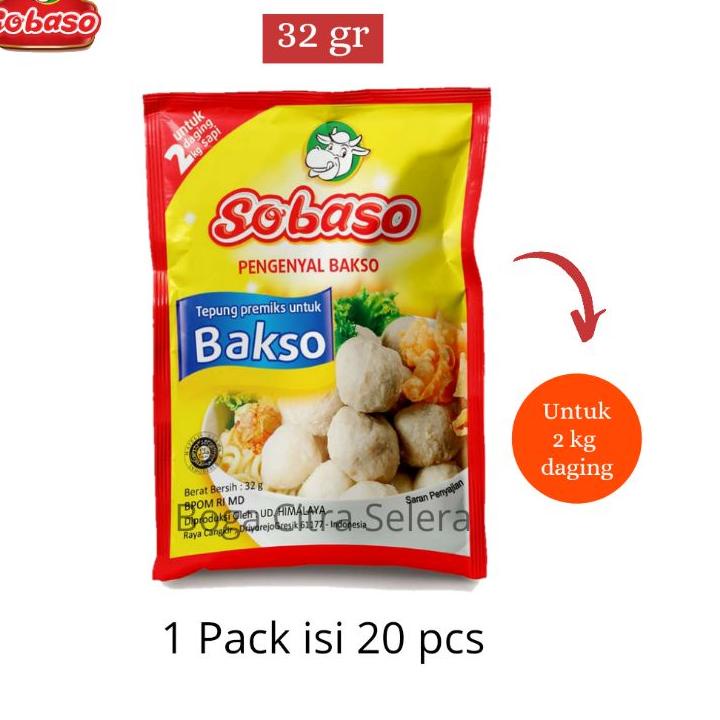 

☼ Sobaso Tepung Pengenyal Bakso 32gr (1 Pack) ➣