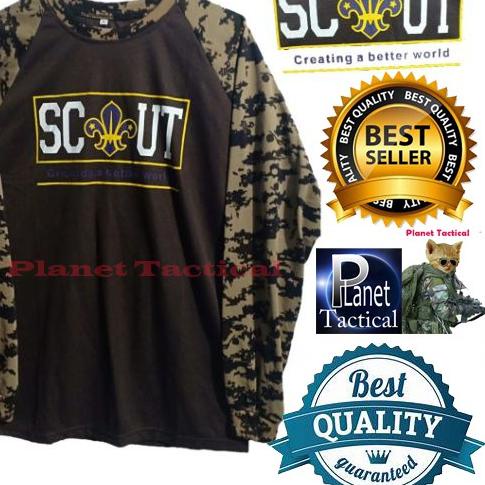 ✷ Kaos Baju PDL Loreng Pramuka SCOUT ➣