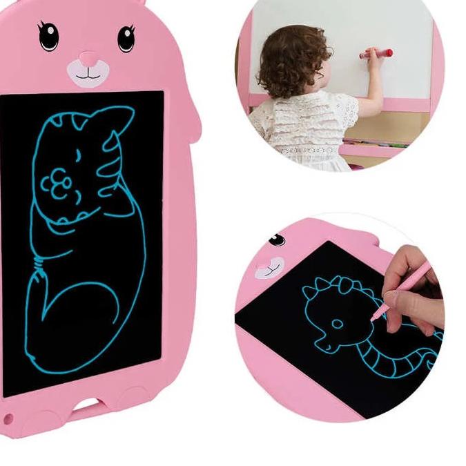 ➦ TABLET gAMBAR lcd Writting Papan Tulis Model KELINCI LCD Drawing - Tablet anak LCD Writing Tablet 