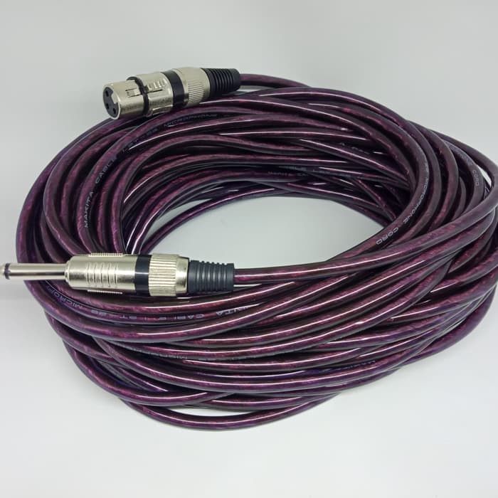 PROMO Kabel Mic 10 meter kabel microphone panjang 10m,5m merk FLECO