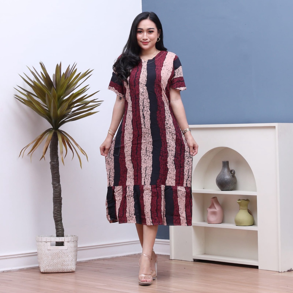 Daster Wanita Rayon Grade A Busui Resleting Depan Baju Tidur Daster Kekinian