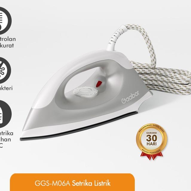 ♨ Gaabor Setrika Listrik Gosokan Pakaian / GGS-M06A ℗