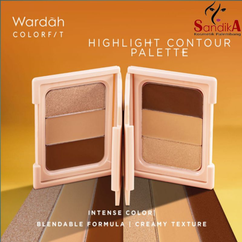 Wardah Colorfit Highlight countur pallete