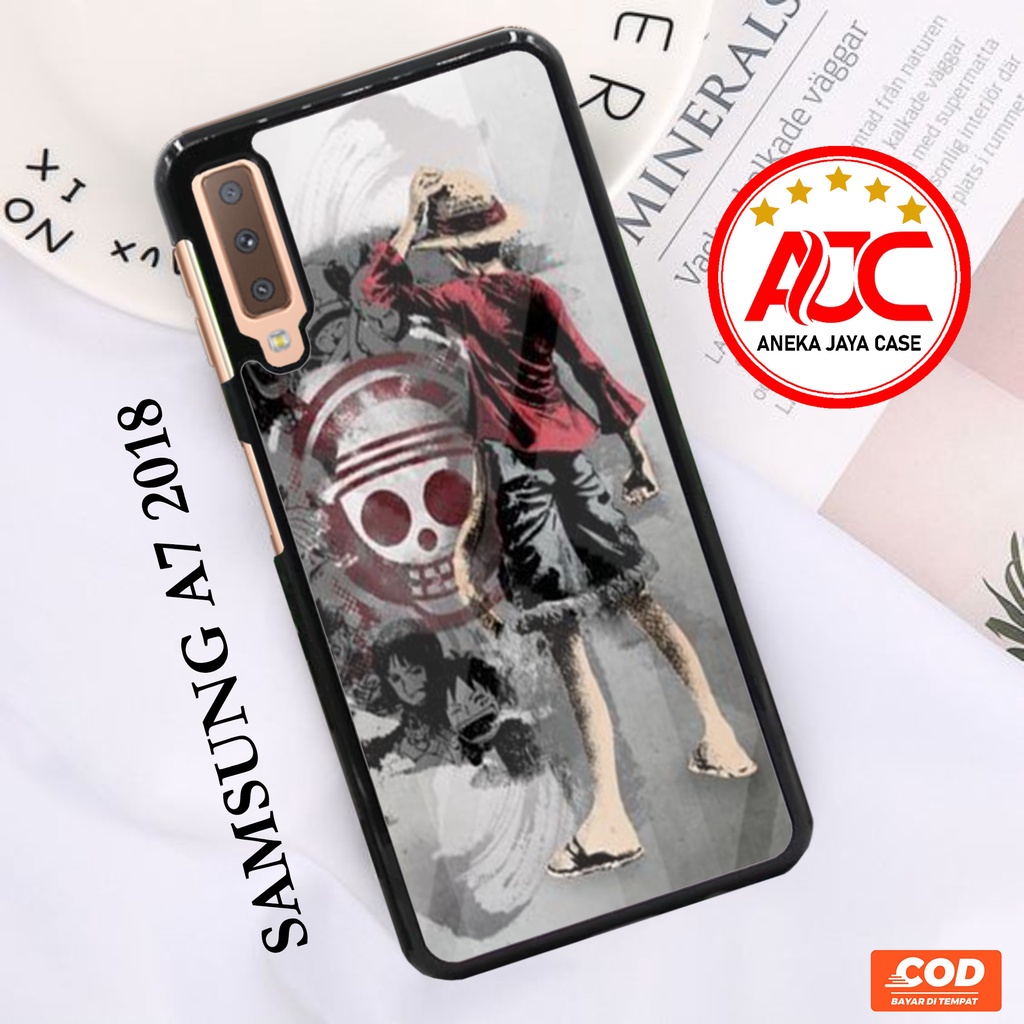 Case SAMSUNG A7 2018 Casing A7 2018  Hardcase Softcase Glossy Terlaris Anime Aneka Jaya Case