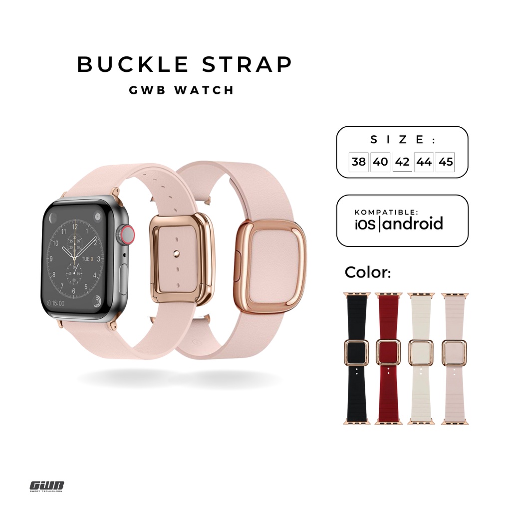 BUCKLE STRAP FOR IWATCH &amp; GWB WATCH