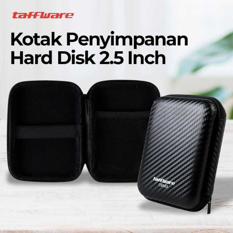 Taffware Kotak Penyimpanan Hard Disk HDD EVA Case 2.5 Inch - C6963