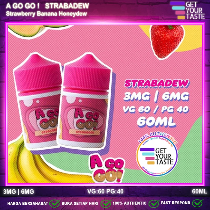 Liquid AGoGo! Strabadew 60ML Agogo Strawberry by GOW Project