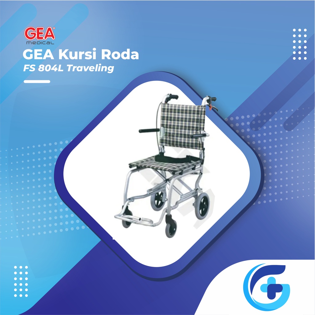 Jual Gea Kursi Roda Fs L Traveling Wheelchair Kursi Roda Alat