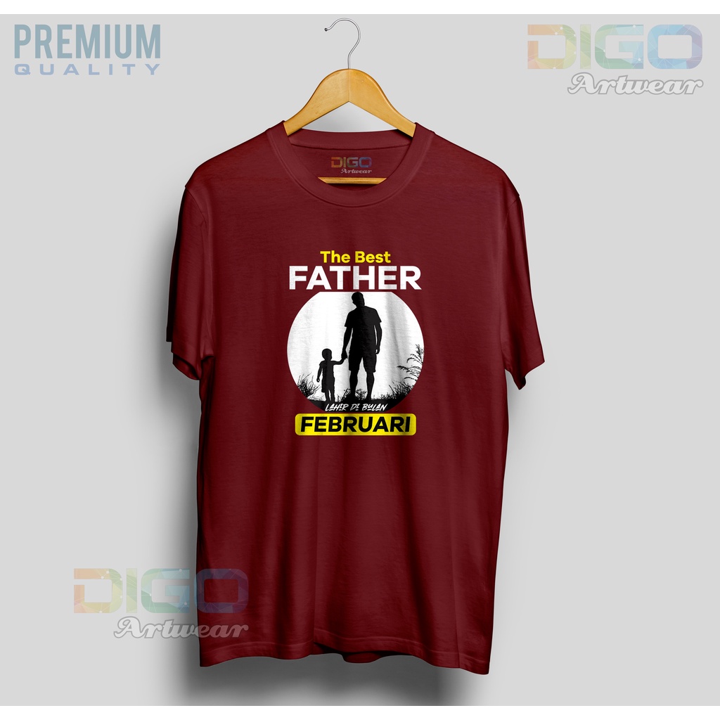 Kaos Kado Dari Istri Hadiah Ultah Ayah Lahir Dibulan Februari