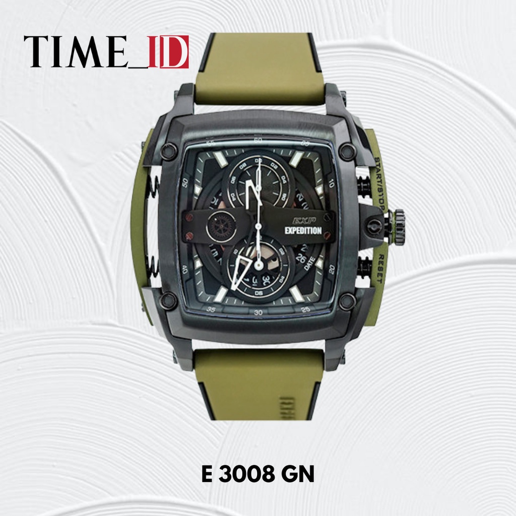 Jam Tangan Expedition E 3008 Green Pria