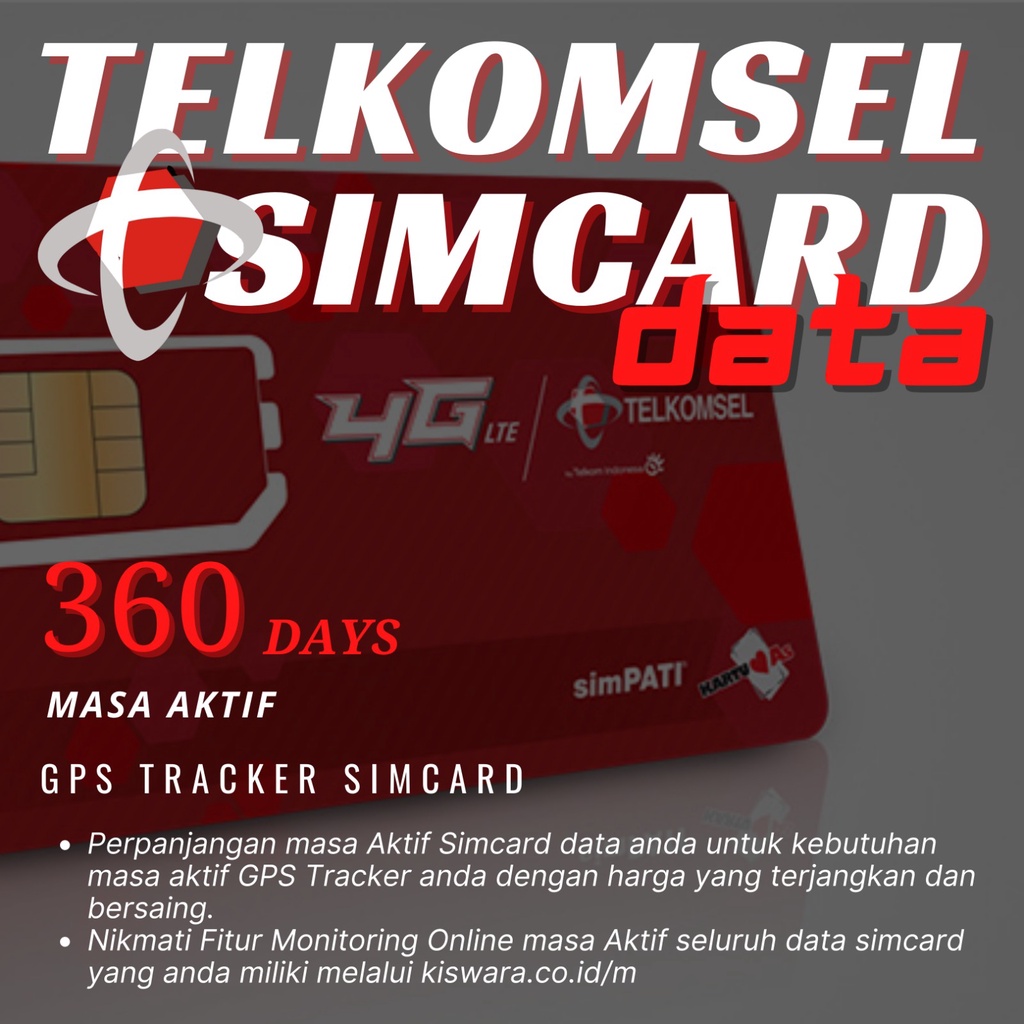 PAKET GPS TRACKER G19 (INCLUDE SERVER + KARTU HALO 3 BULAN)