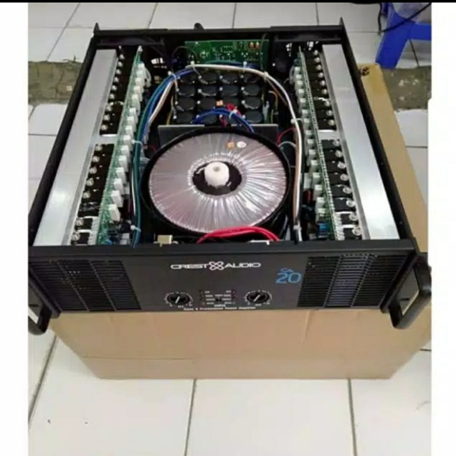 power amplifier crest audio ca20 ca 20 body panjang