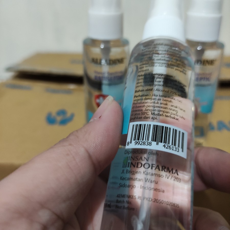 Alfadine Hand Sanitizer 60ml Spray