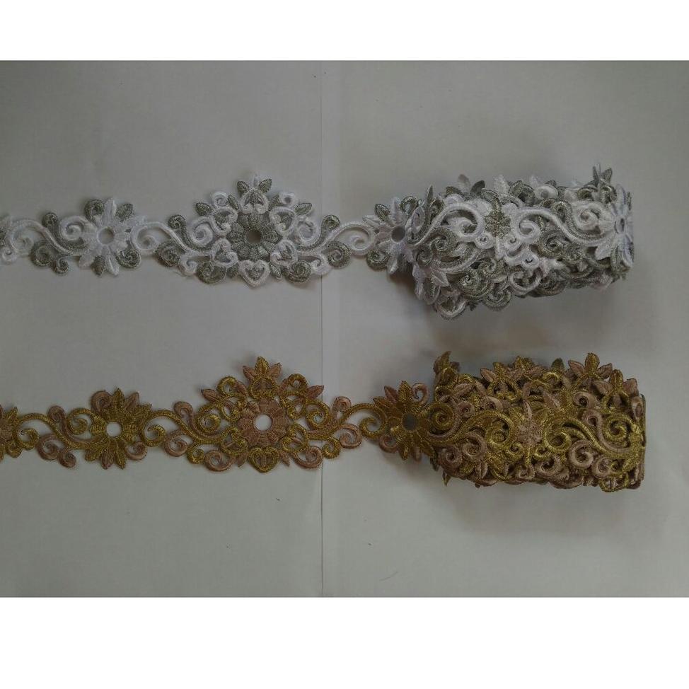 

⍐ "P ROLL ABSTRAK CANDI" Renda roll motif candi abstrak bolong WOW BANGET 25G