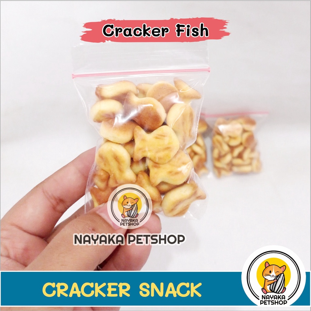 Cracker Snack Hamster Biskuit 20 gr Makanan Cemilan Extra Food Camilan Hewan