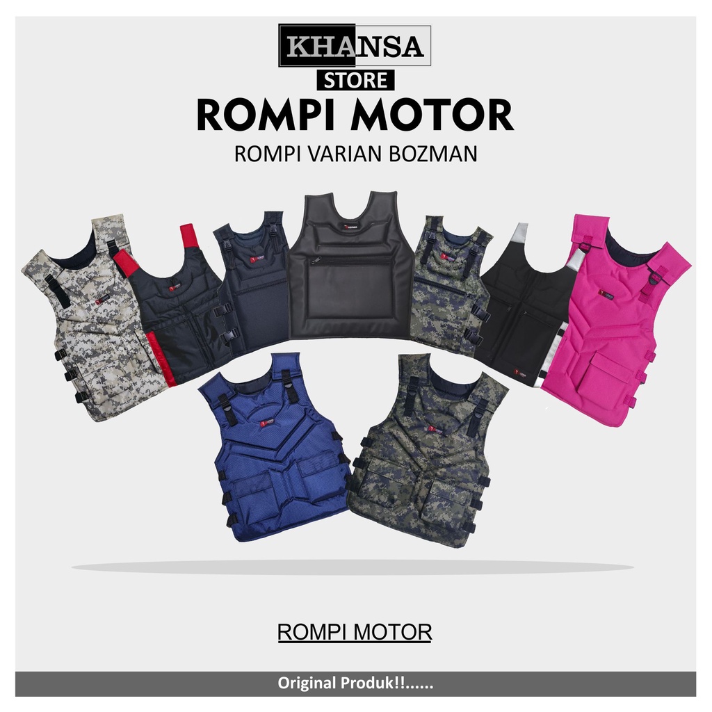 Rompi Motor Keren Cocok Untuk Touring Pelindung Dada Anti Angin Body Protector