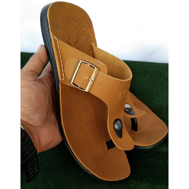 sandal kulit asli untuk pria berkualitas tinggi