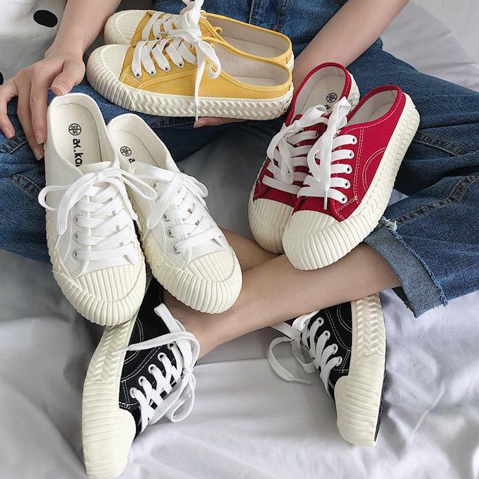 12.12 sale Free Box Sepatu Wanita Populer Sepatu Wanita Korea NS8037 Sneakers Wanita Import Sepatu F