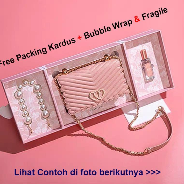 TERLARIS TAS CK WANITA TERBARU GIFT SET - CK014