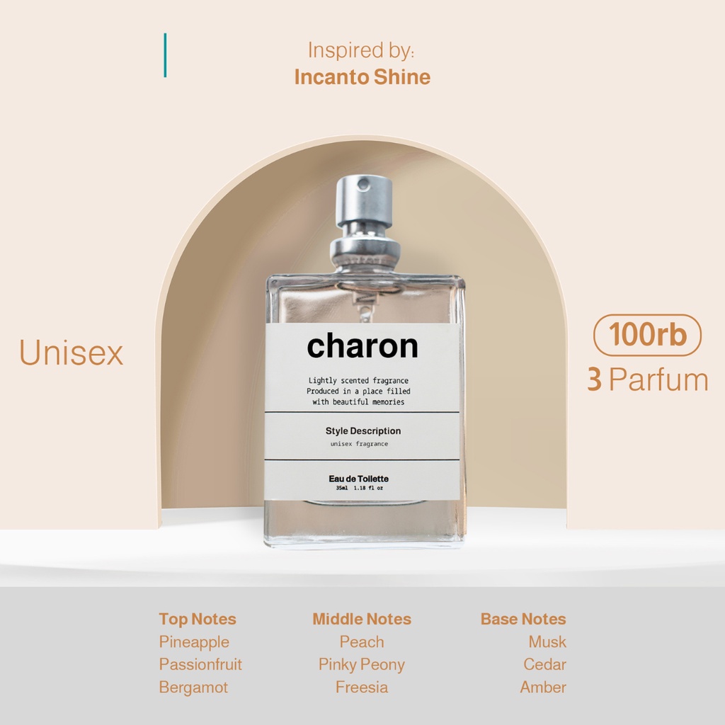 Bjorka CHARON Parfum Unisex Original Terlaris Cewek Cowok