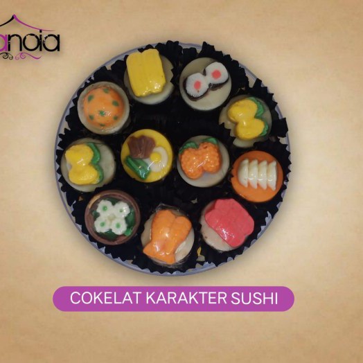 

Cokelat Karakter Sushi Makanan Jepang