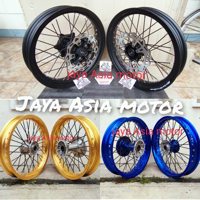 Velg Supermoto Yamaha Wr 155 Wr155 - Sepaket Velg Set Super Moto Wr155