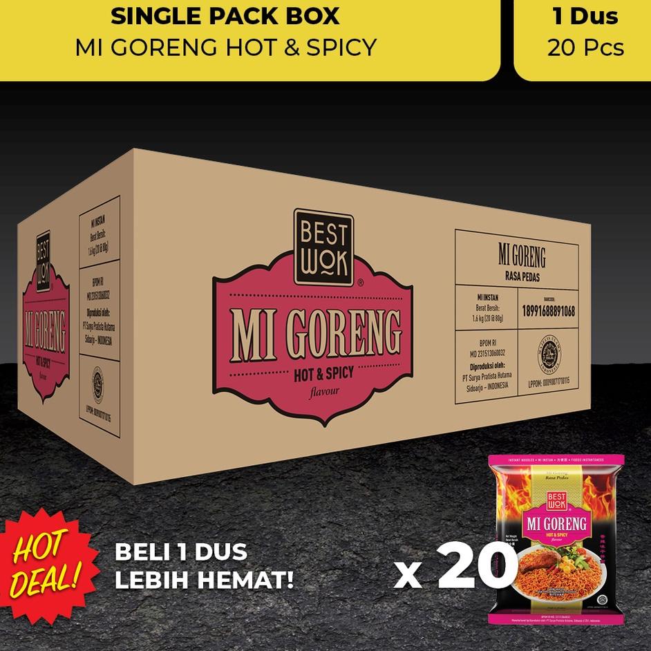 

ⅎ Best Wok Mi Goreng Hot & Spicy Dus 20 pcs (Export Multipack) ♛