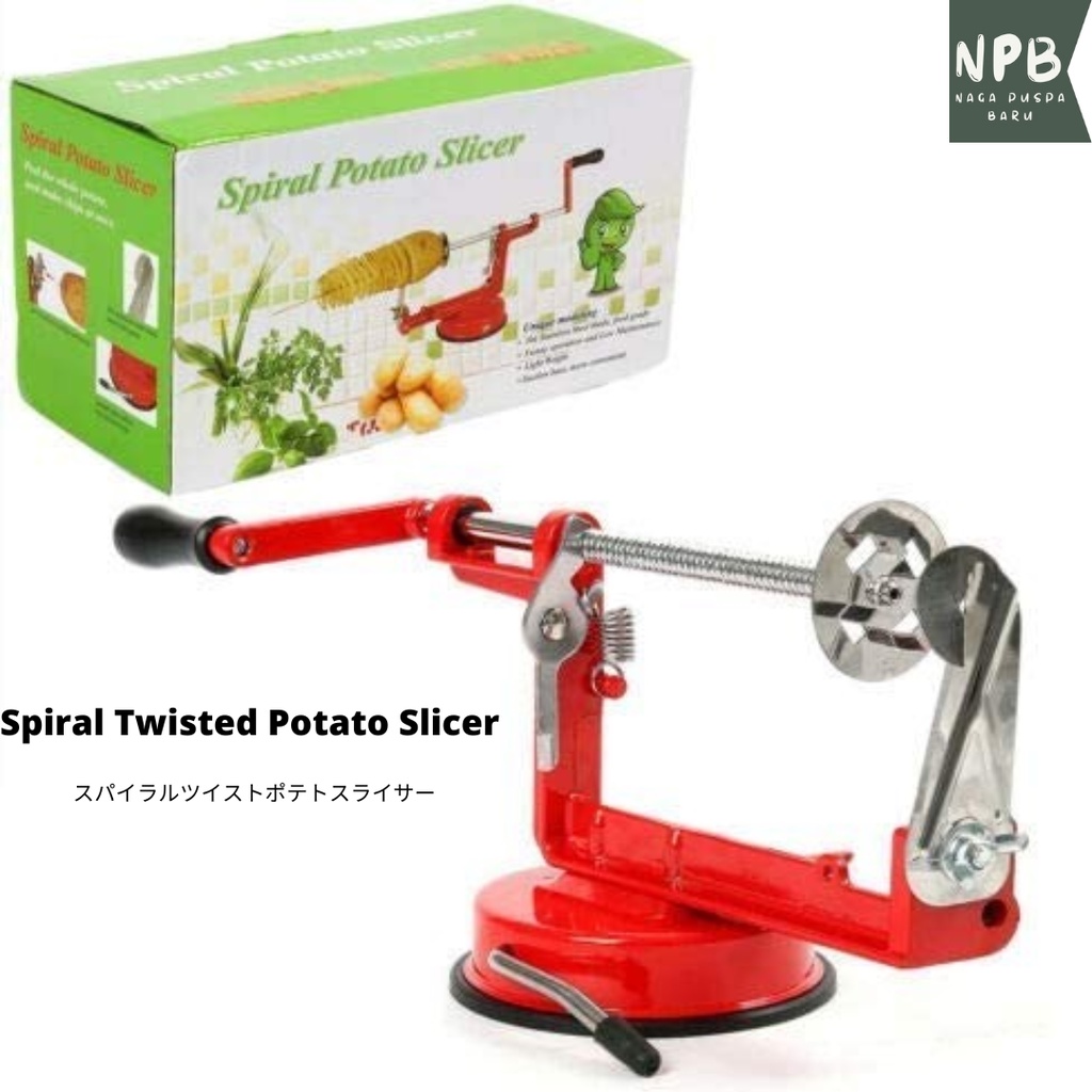 Spiral Twisted Potato Slicer - Pemotong Kentang Spiral