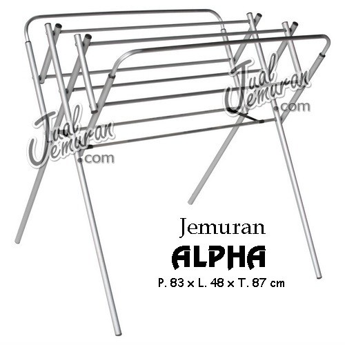 TERBARU- alat jemuran alumunium anti karat jemur baju praktis muat banyak murah (PROMO)