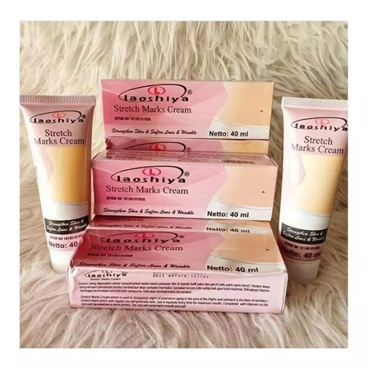 LAOSHIYA STRETCH MARKS CREAM ORIGINAL BPOM - STRETCH MARKS LAOSHIYA