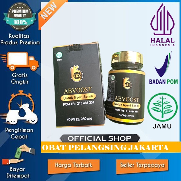 BISA COD | ABVOOST 1 BOTOL isi 40 pil original untuk nyeri sendi original asli