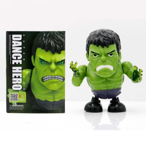 Jual M153i Mainan Robot Dance Hero HULK With Music Joget Dancing LED Jumbo Murah