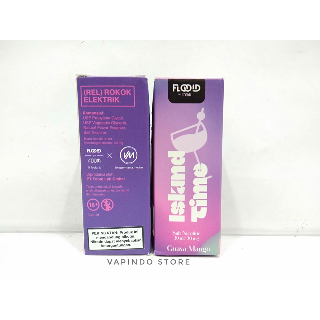 FOOM SALT MAAD ISLAND TIME GUAVA MANGO 30ML SALTNIC BY MAADTWINS