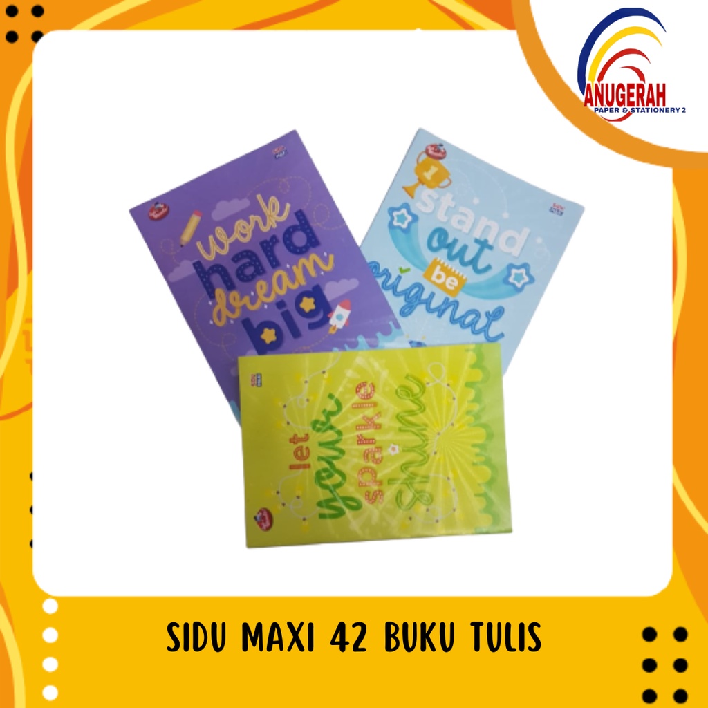 

SIDU MAXI 42 BUKU TULIS (PAK)