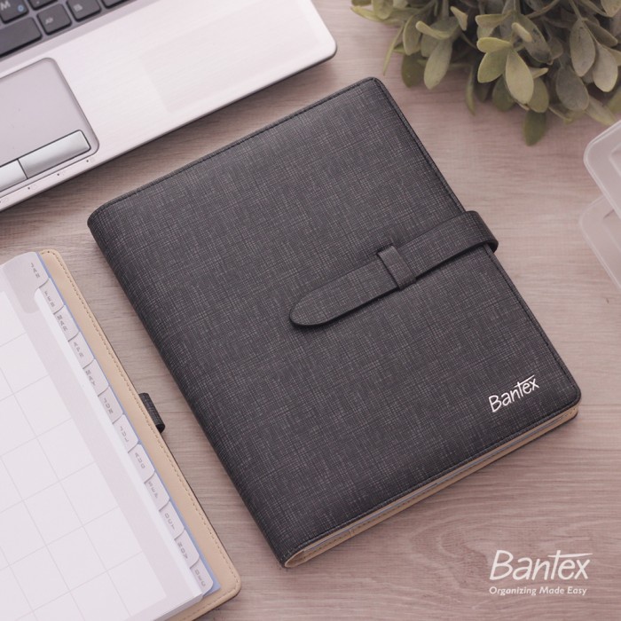 

Terlaris Buku Agenda Planner Cover Kulit Black Leather Diary Bantex - 7492 10