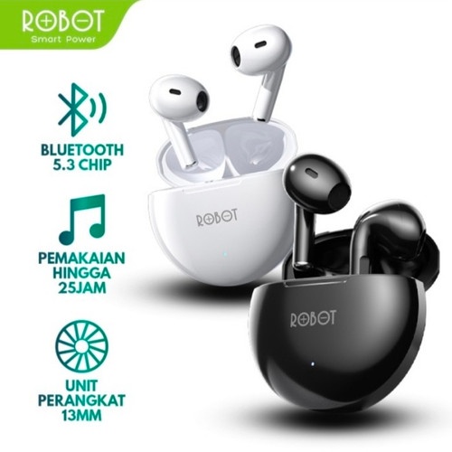 Earphone Headset Handsfree Headphone Wireless TWS Robot Flybuds T10 IPX4 Bluetooth 5.3