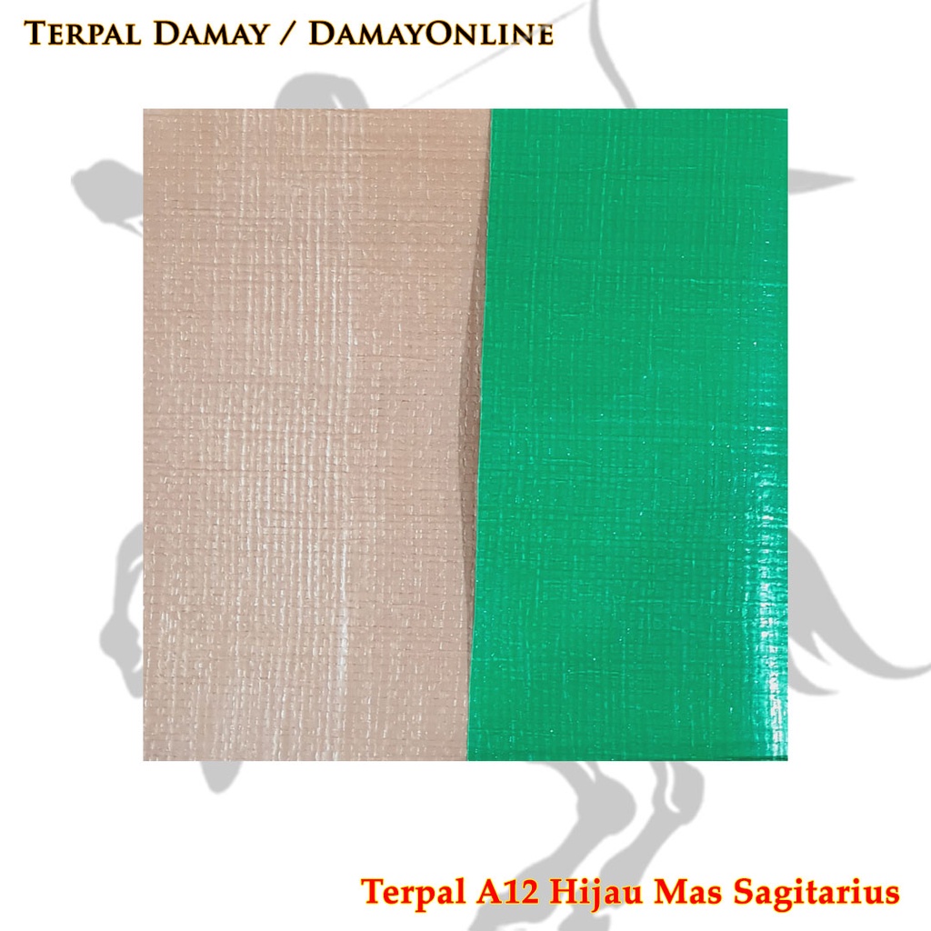Terpal Rol A12 Hijau Mas Korea Sagitarius ( Harga / Rol )