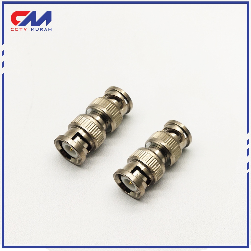 BNC TO BNC MALE || CONNECTOR I BNC MALE SAMBUNG || BNC TO BNC SAMBUNG CCTV VIDEO || ORIGINAL TAIWAN